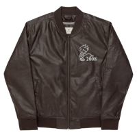 Image 2 of BACK 2 BACK LEATHER BOMBER