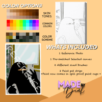 Image 2 of Niqabi Mami paint party kit