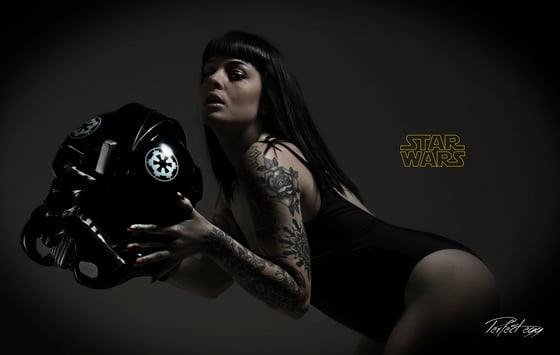 Image of STAR WARS TIE FIGHTET PILOT PRINT 1