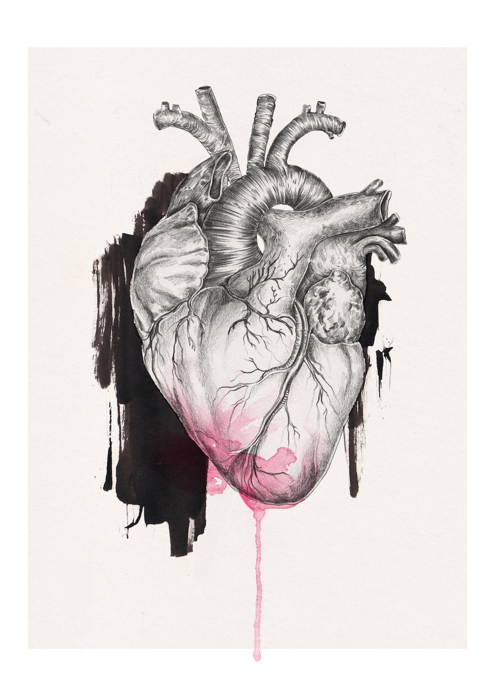 Image of i heart u | A3 size