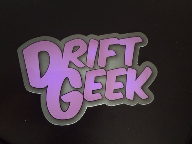 Image of Drift Geek Classic Logo (Grey Background)