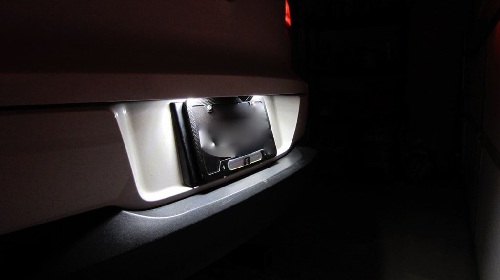 Image of License Plate Bulbs With Resistors - Error Free Fits: Tiguan all years