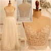 Charming White Tulle Lace Applique Prom Dresses, Prom Gowns, Evening Gowns 2018