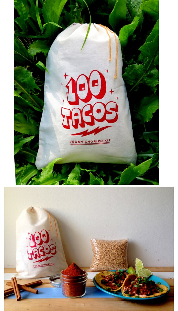 Image of 100 Tacos Vegan Chorizo Kit