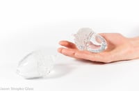 Image 3 of Solid Clear Glass Acorn 