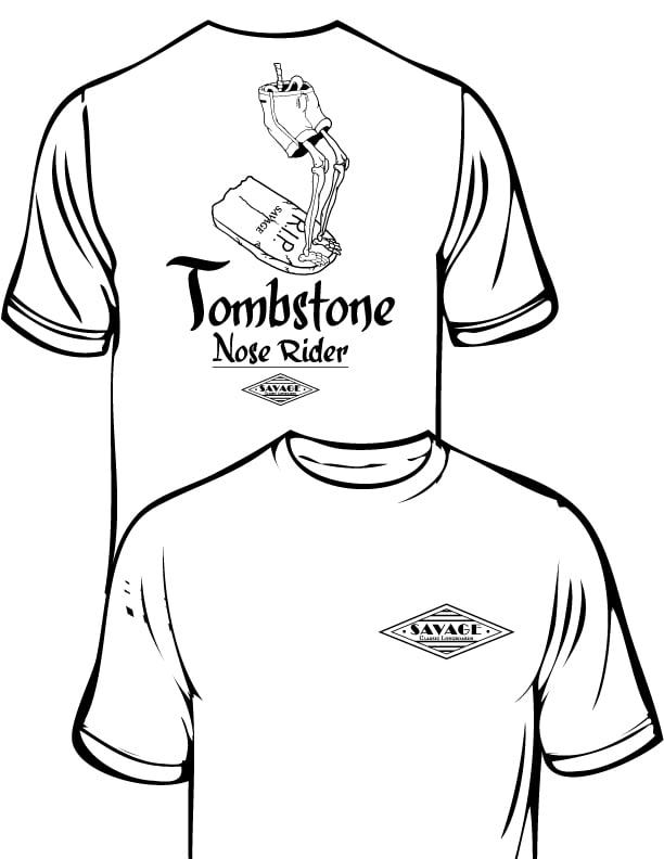 Image of Tombstone Noserider T Shirt