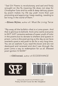 Image 2 of Sad Girl Poems by Christopher Soto