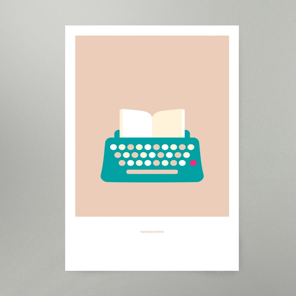 Paperback Writer Art Print / The Rockpot