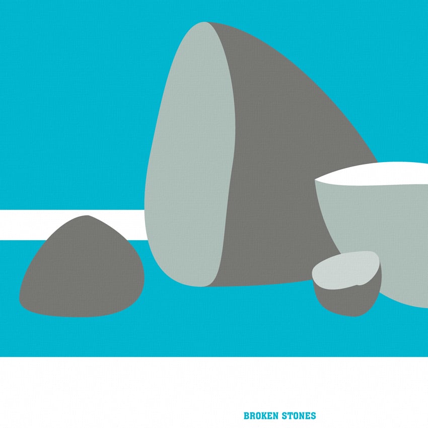 Image of Broken Stones Art Print