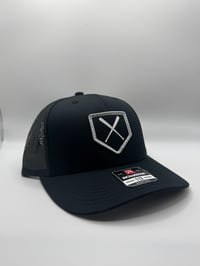 Black Baseball Trucker
