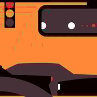 Image 3 of Crosstown Traffic Art Print