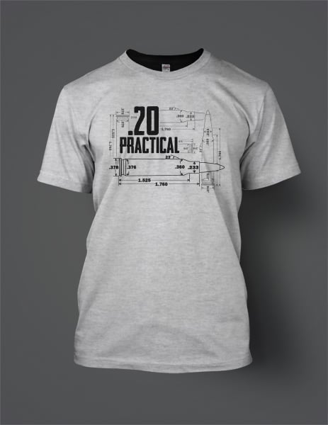 Image of .20 Practical T-Shirt - Front Print