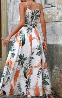 Image 2 of Hawaiian Style Printed Women's Summer Dress