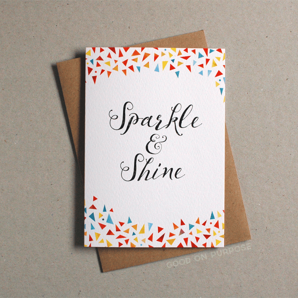 Image of Sparkle & Shine - Greeting Card