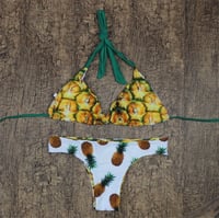 Image 2 of SYNS PINEAPPLE  REVERSIBLE BIKINI.  SWIMWEAR 2016