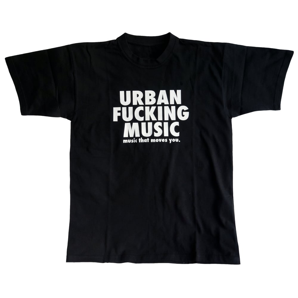 Image of URBAN FUCKING MUSIC <br>men's / unisex shirt black