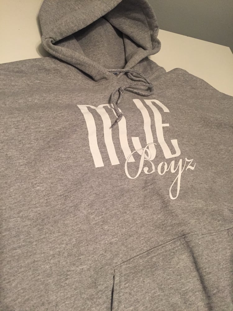 Image of Gray MJEBOYZ hoodie