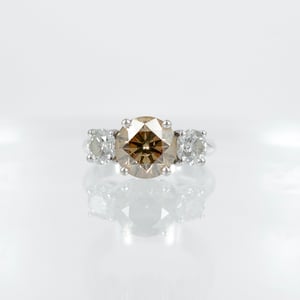 Image of Champagne Diamond Trilogy Ring