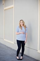 Image 4 of the BLAIR essential maternity tee