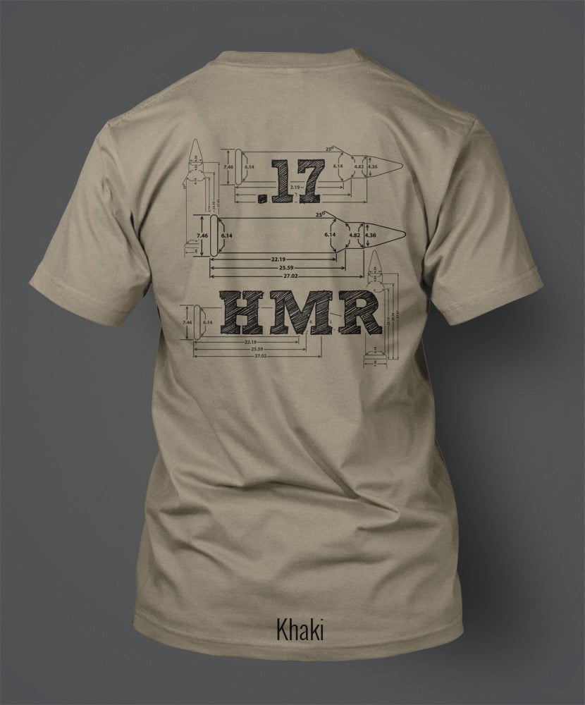 Image of .17HMR T-Shirt - Front/Back Print