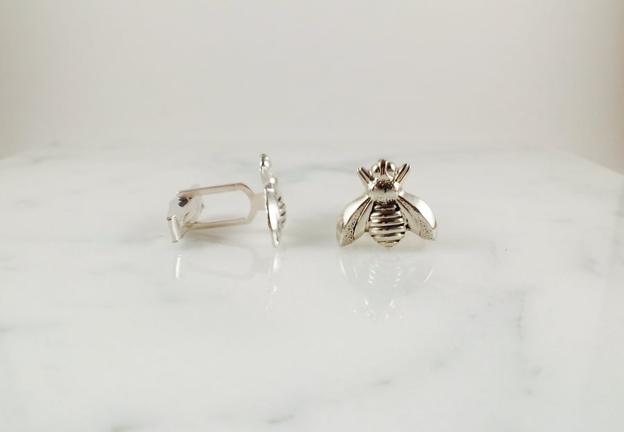 Image of Bumble Bee Cufflink Set