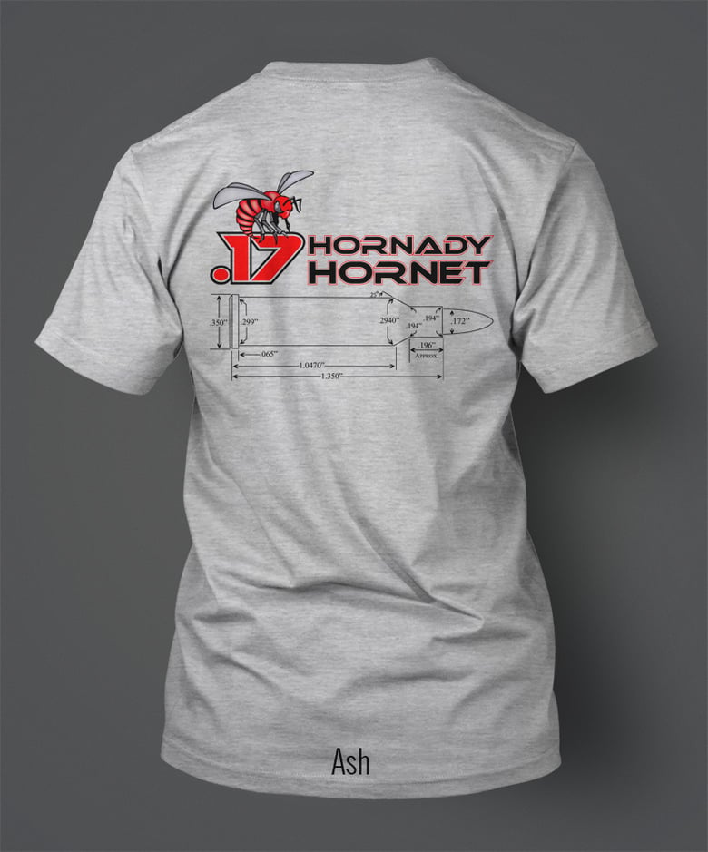 Image of .17 Hornady Hornet T-Shirt - "Red" Hornet