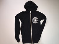 Image 2 of STAY READY FULL ZIP HOODIE BLACK/WHITE