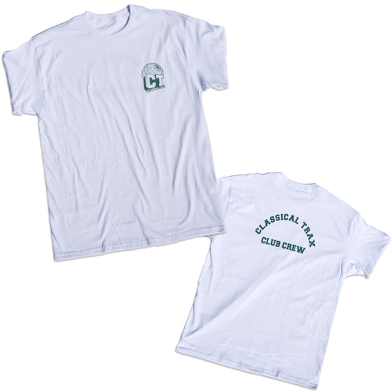 Image of Classical Trax T-Shirt (green on white)