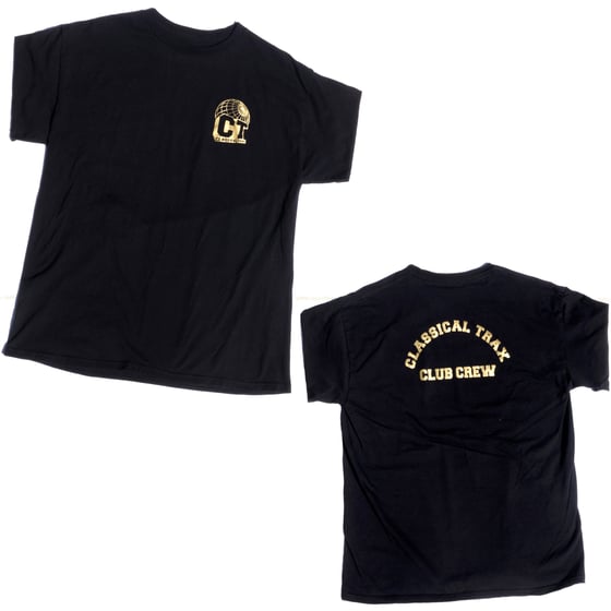 Image of Classical Trax T-Shirt (gold on black)