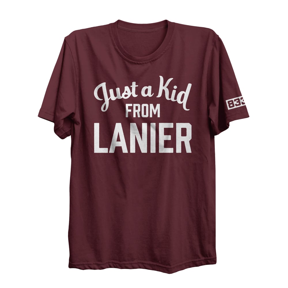 Image of LHS JUST A KID T-SHIRT (MAROON)