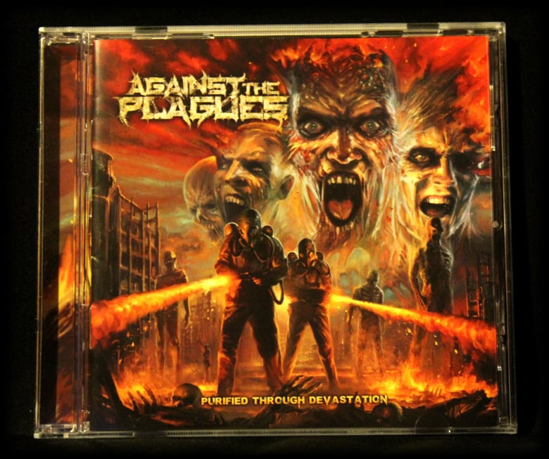 Image of AGAINST THE PLAGUES - PURIFIED THROUGH DEVASTATION (limited edition import CD)