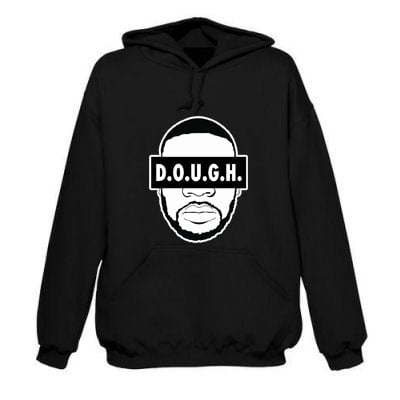 Image of D.O.U.G.H.FACE HOODIE (BLACK)