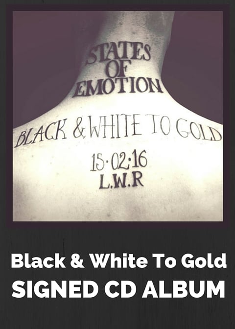 Image of STATES OF EMOTION - "BLACK & WHITE TO GOLD" Signed CD Album