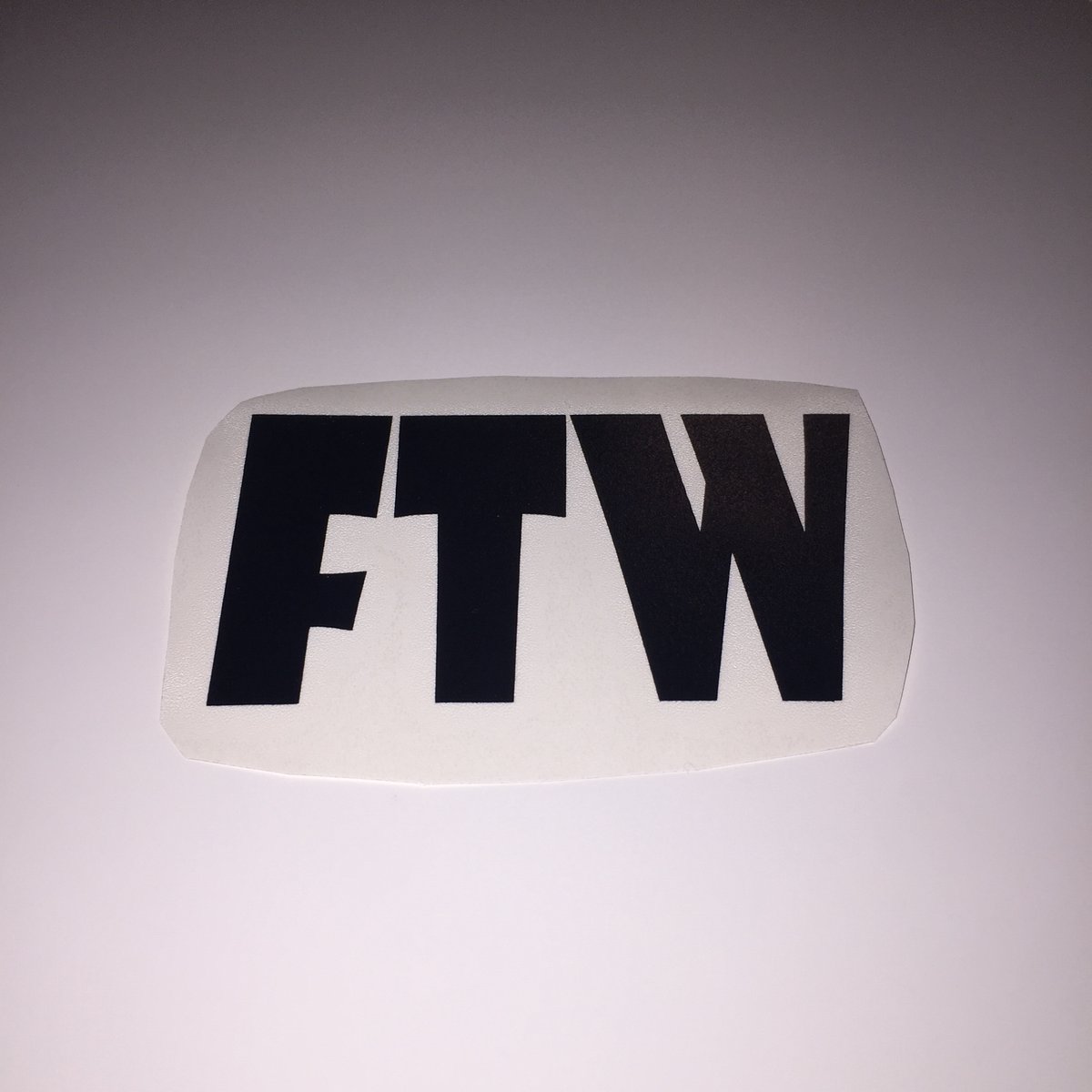 Image of FTW decal