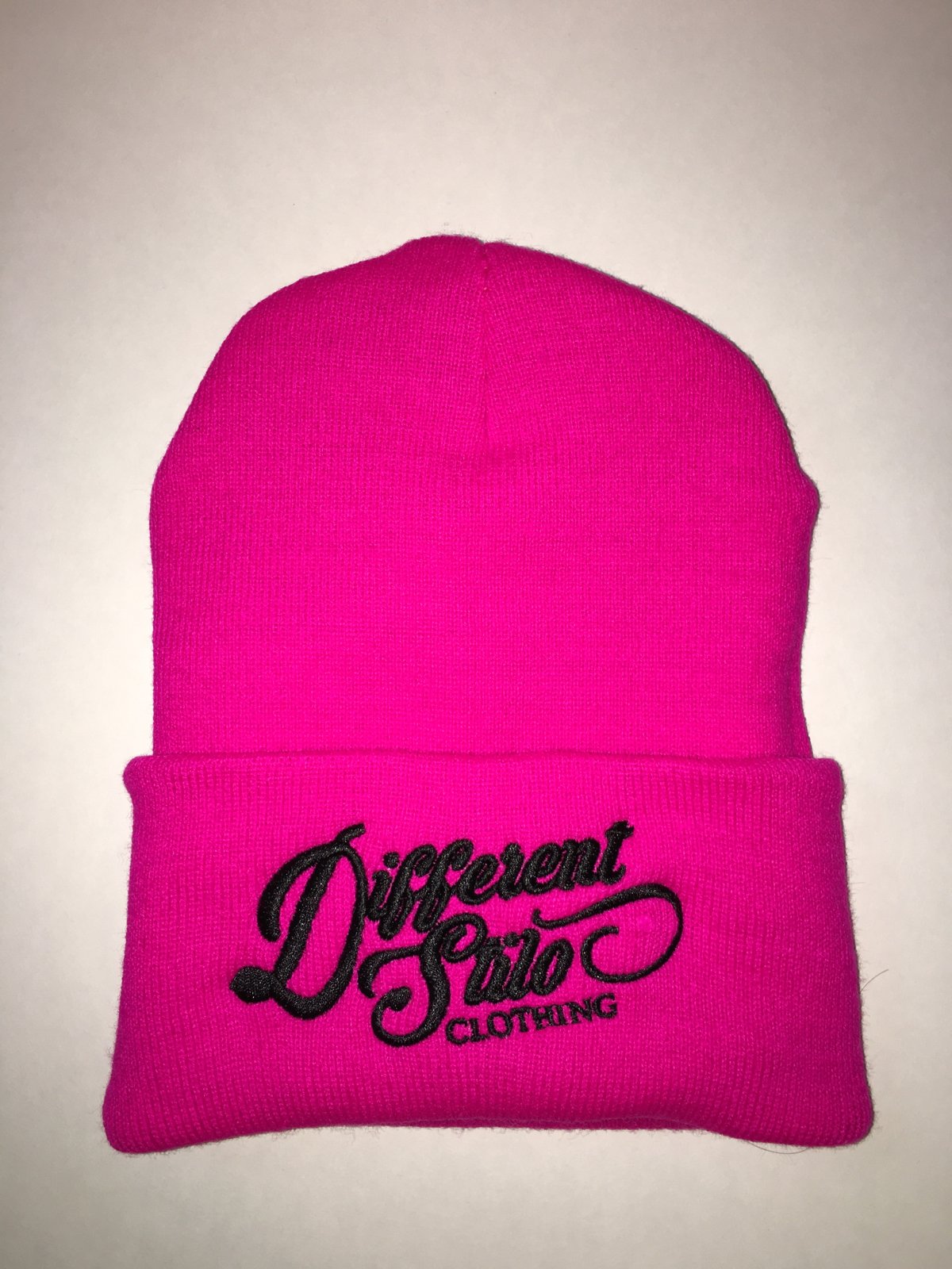 Image of Different Stilo "Pink & Black" Beanie