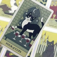 Image 4 of Cats Rule The Earth Tarot Deck, Fortune Telling Tarot Card Games For Fun, Family Party Entertainment