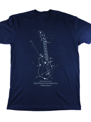 Image of Ukulele Constellation T-Shirt (Four String Happiness in Latin)