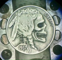 Indian Head Bufaflo Nickel Skull