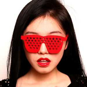 Image of Kick Eyes Party Glasses-Superstar