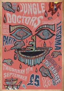 Image of Jungle Doctors - Upstairs at The Garage poster