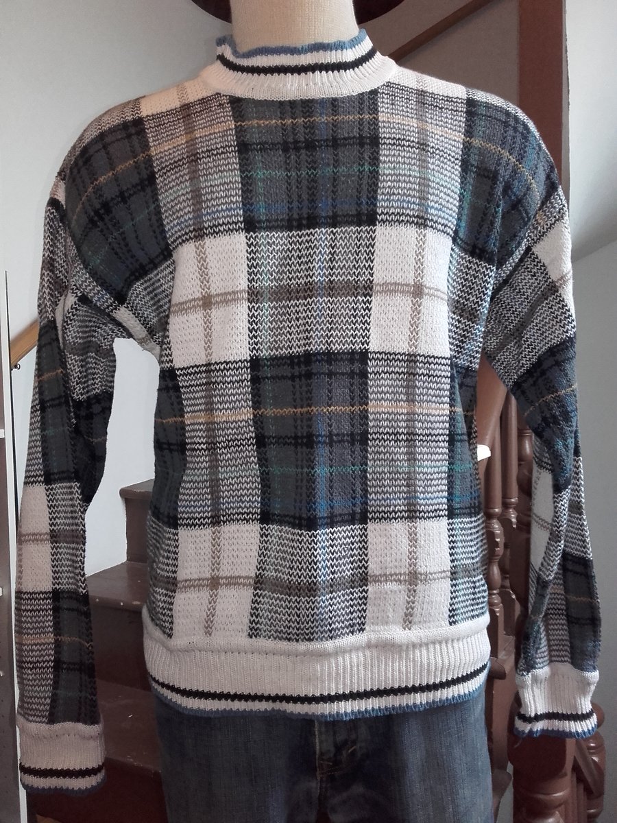 Linen/Cotton Jumper Colors by Alexander Julian Size Medium Flute