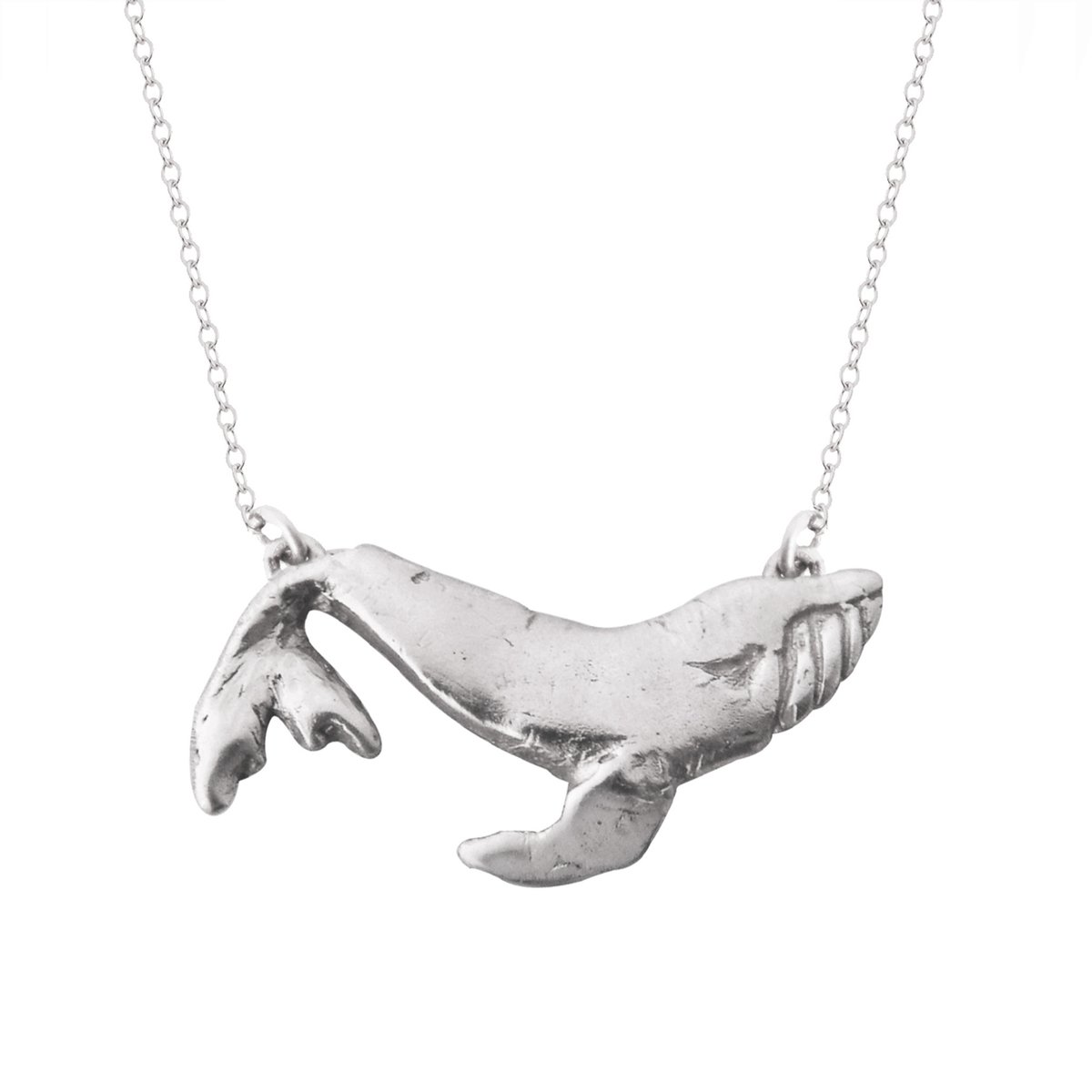 Sterling Silver Whale Necklace / axelhoney