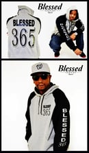 Image 1 of Blessed 365 Hooded Sweatshirt - Oxford/Black