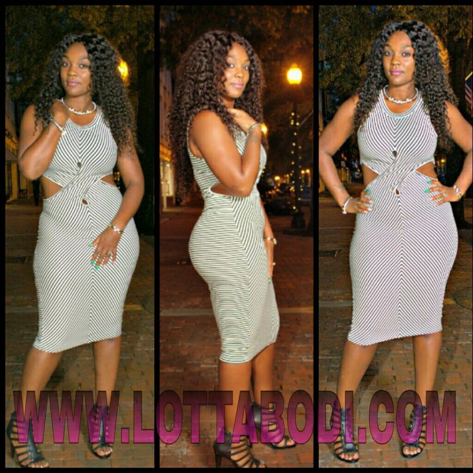 Z- Stripe Pin Dress