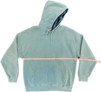 Image 2 of WASHED BLUE HOODIE