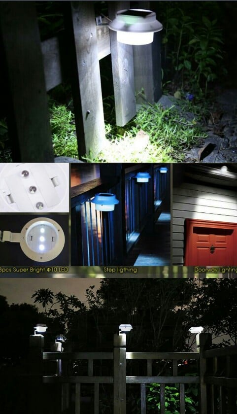 Image of Solar Powered Outdoor Lamp