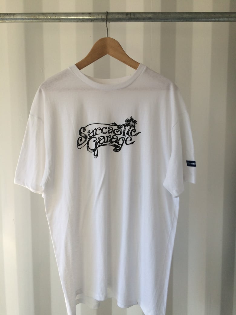 Image of Sarcastic Garage T, White