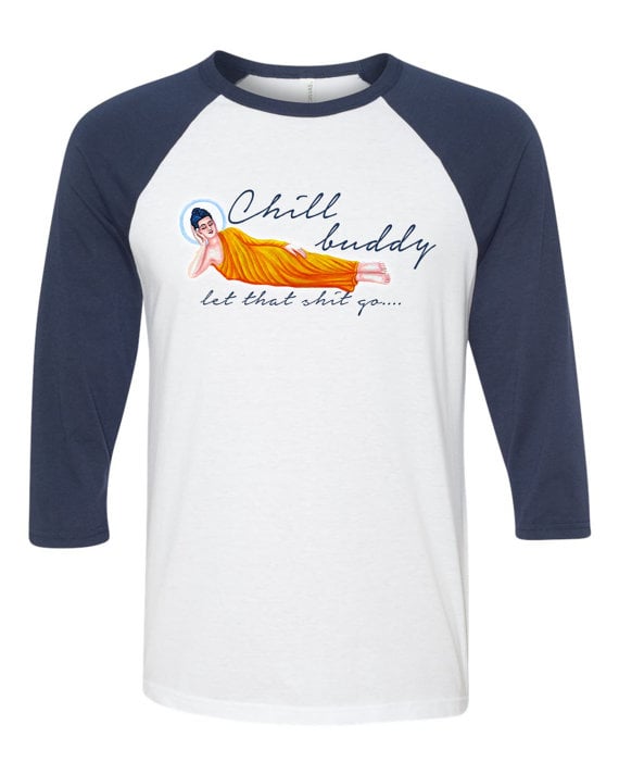 Image of Chill Buddy baseball tee