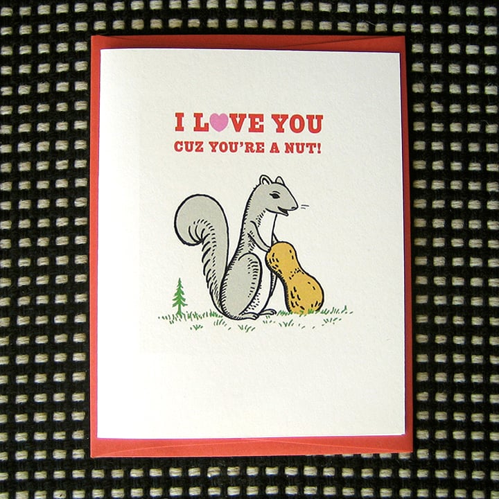 Image of NUTTY GREETING CARD