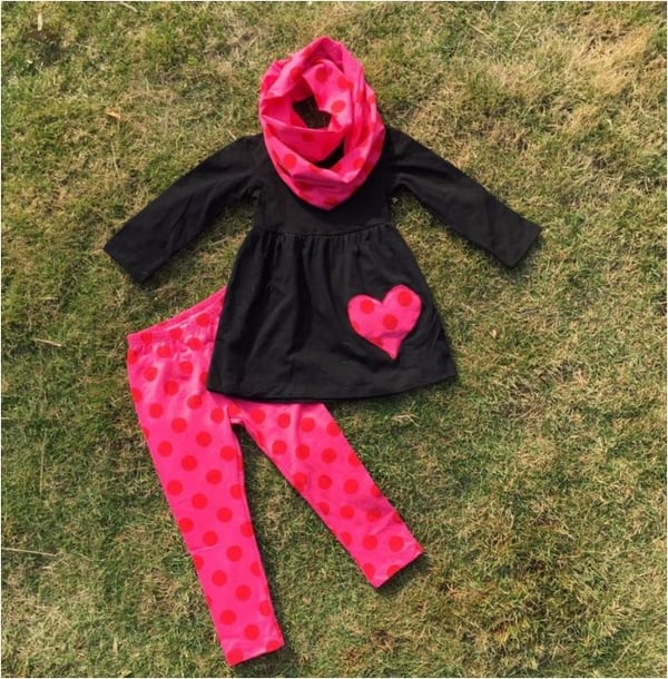 Image of Polka Dot Heart